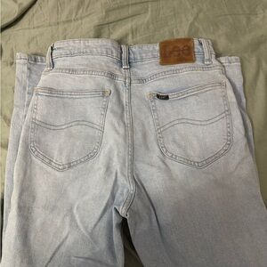 Lee Women's Light Blue Straight Leg Jeans